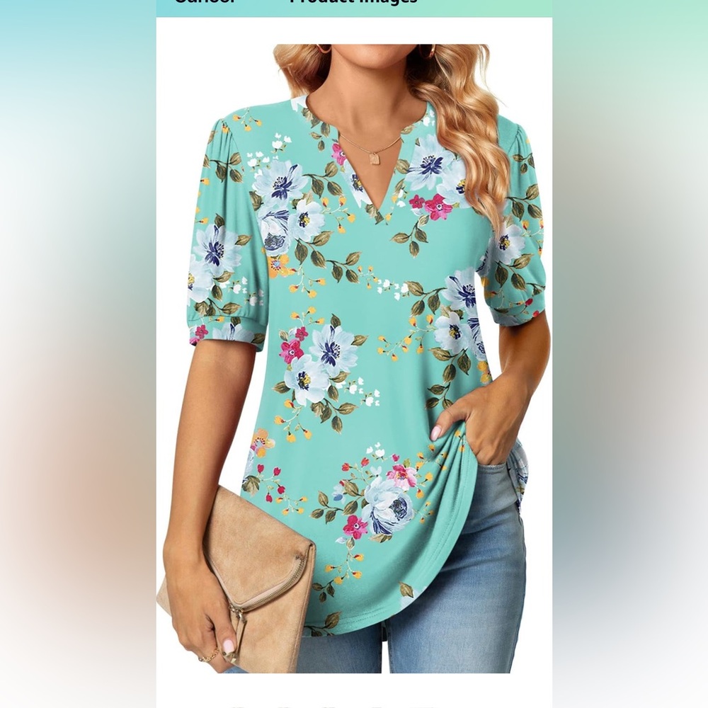 5 NWT Floral Anyally Shirts Womens Medium